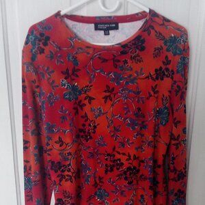 Jones New York a lovely Bright colored long sleeve top